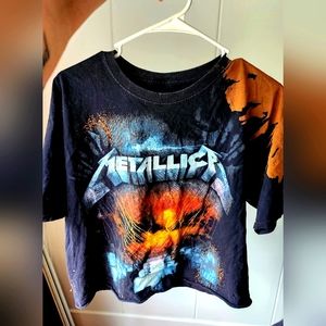 Metallica Crop Top